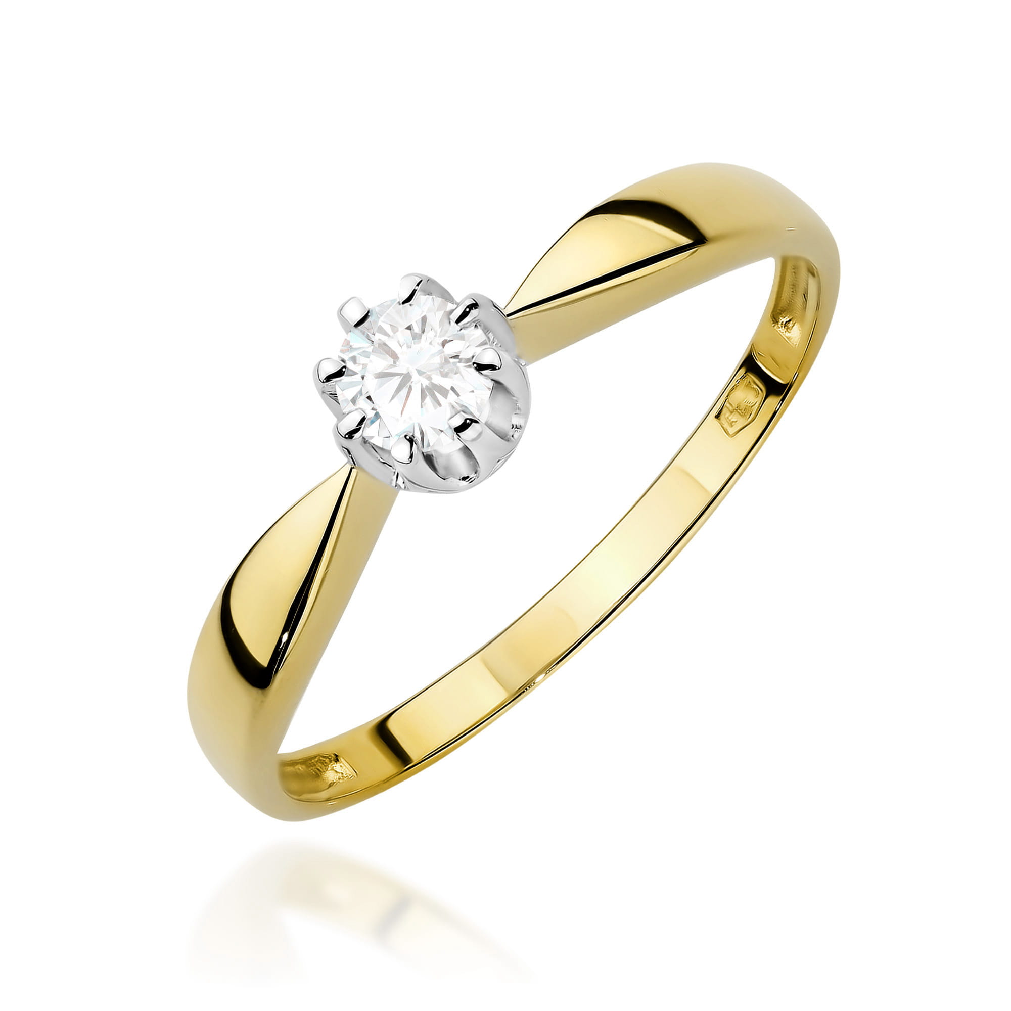 Pierścionek W0228 Diament Laboratoryjny 0