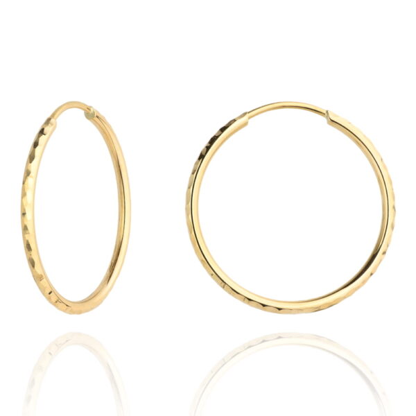 Kolczyki koła diamentowane 3