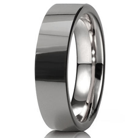Obrączka tytanowa 5mm połysk