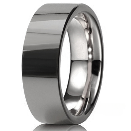 Obrączka tytanowa 7mm połysk