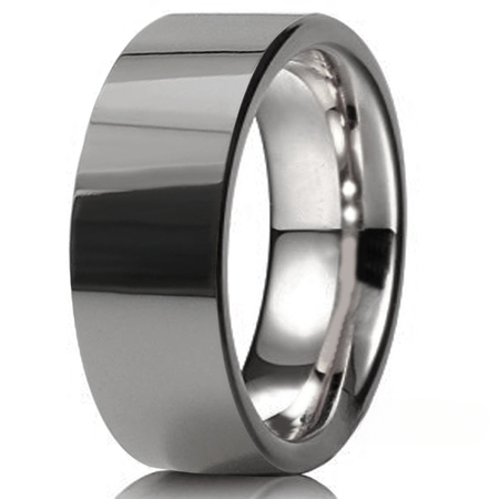 Obrączka tytanowa 8mm połysk