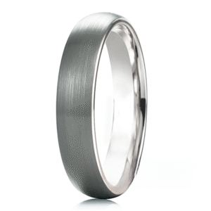 Obrączka tytanowa satyna 4mm