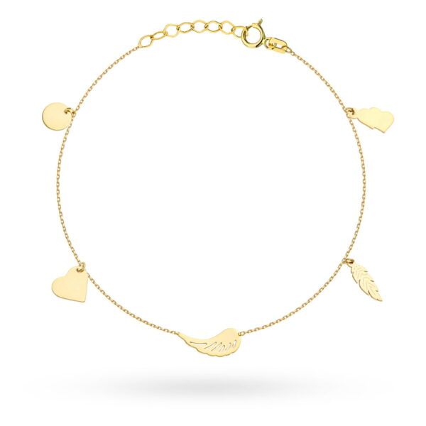 Bransoletka dwa serca