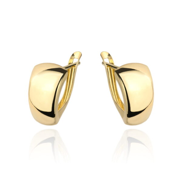 Kolczyki złote gładkie