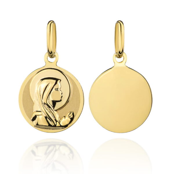 Medalik Matka Boska modląca się w kółku pr. 585