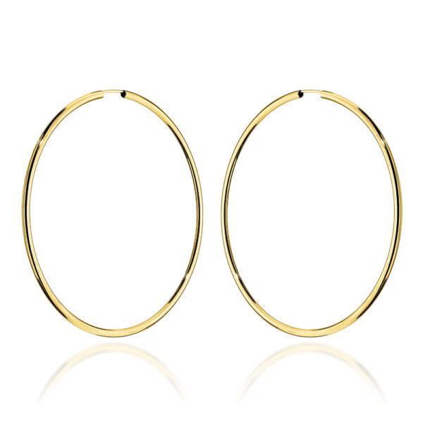 Kolczyki koła super lekkie pr. 585 - 5cm