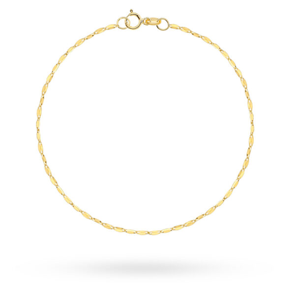 Bransoletka złota finezja na nogę