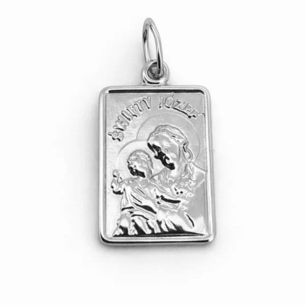 Medalik srebrny święty Józef - patron rodziny