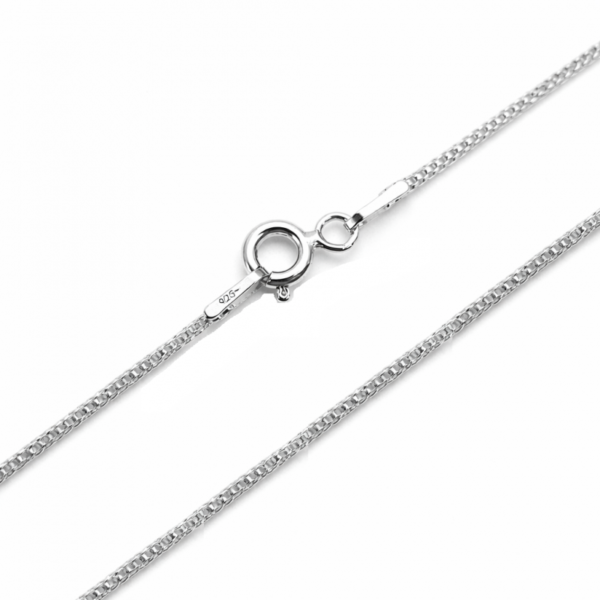 Srebrny łańcuszek gwiazdka 925 rodowany elegancki