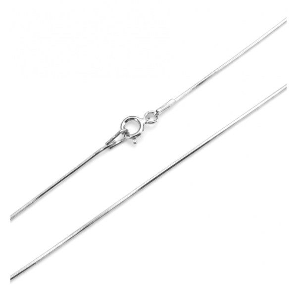 Srebrny łańcuszek Linka 925 rodowany elegancki 45-55 cm