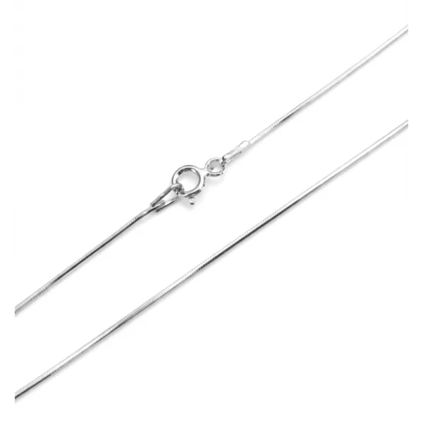 Srebrny łańcuszek Linka 925 rodowany elegancki 45-55 cm