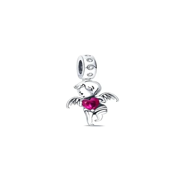 Charms srebrny Aniołek