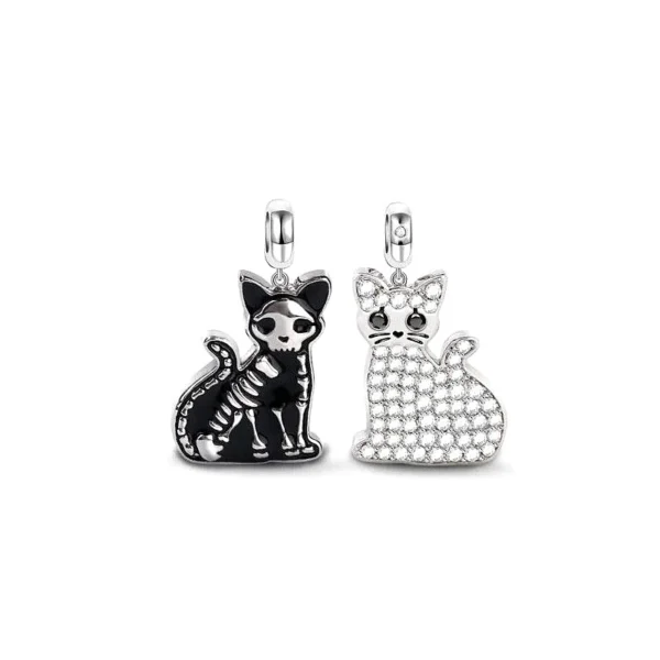 Charms srebrny Koty