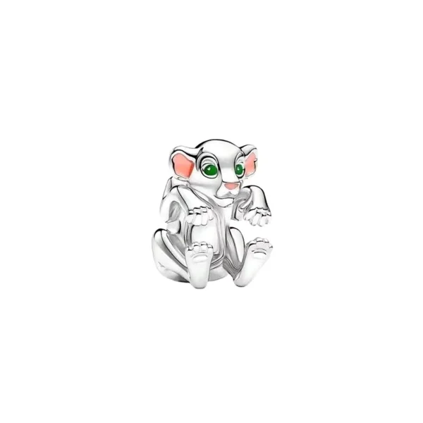 Charms srebrny lew