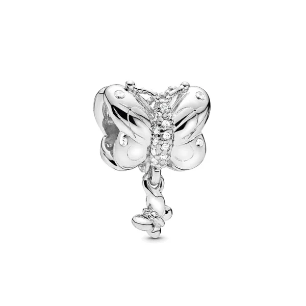 Charms srebrny Motyl