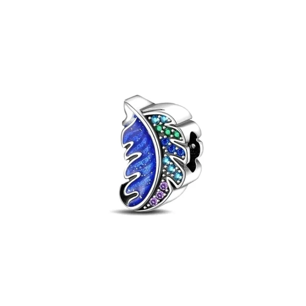 Charms srebrny Piórko