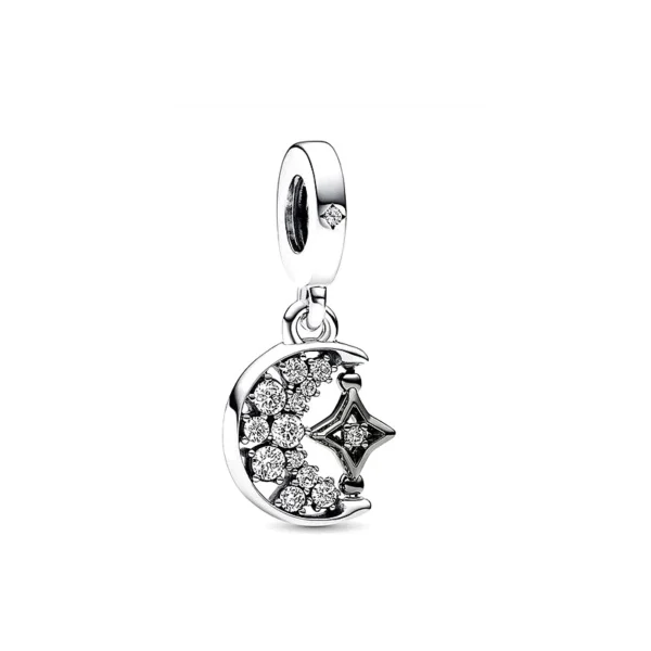 Charms srebrny Półksiężyc