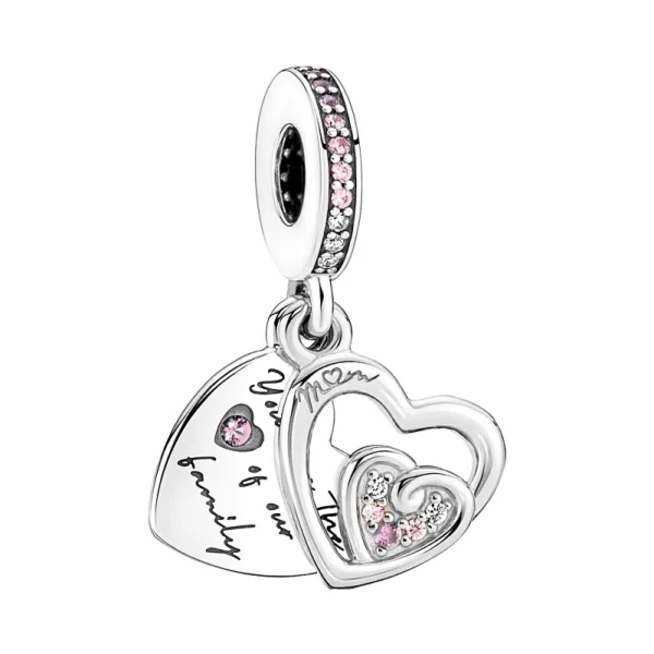 Charms srebrny serca