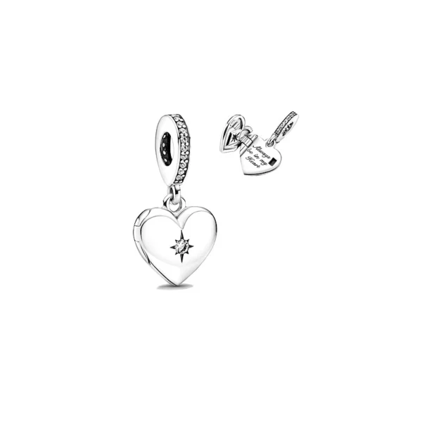 Charms srebrny Serce