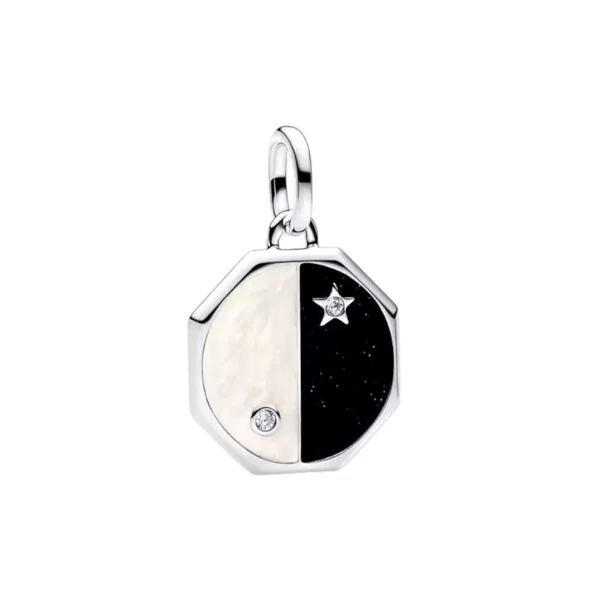 Charms srebrny yin-yang